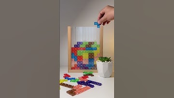 ASMR GAME TETRIS BLOCKS PUZZLE VERY SATISFYING