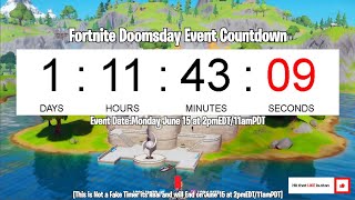 This is a real countdown timer for the new upcoming doomsday event in
fortnite! fortnite live goal to reach 5,000 subscribe...