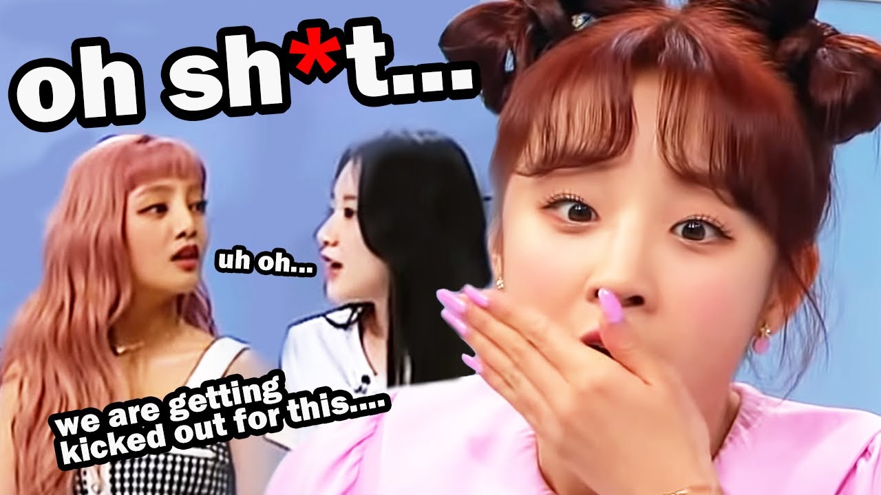 (G)I-DLE's FOREIGN LINE almost getting kicked out for 11 minutes straight...