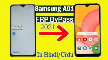 Samsung A01 (A015) FRP BYPASS/GOOGLE ACCOUNT REMOVE 2021 |Without PC |