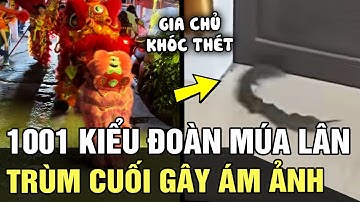 Những đoàn múa lân ĐỘC LẠ có 102, gia chủ nào bốc trúng 