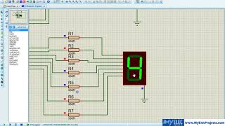 IO PORT- Project 3- 7Segment - Part3 - AVR Microcontroller Design Tutorials -  MyElecProjects.com