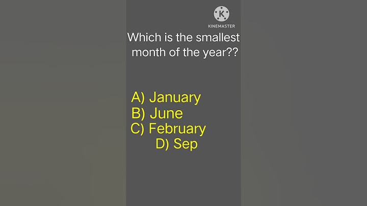 Which is the smallest month of the year??#study #education #shorts