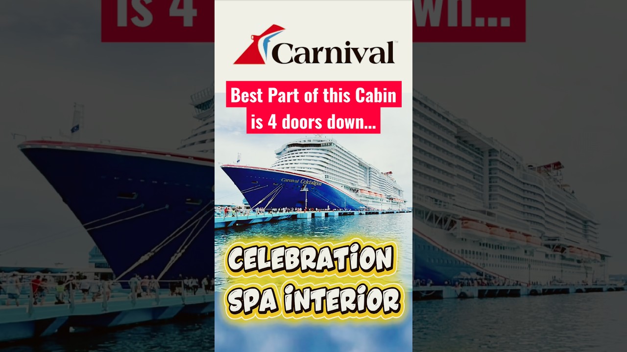 Carnival Celebration Cloud 9 Interior Spa Cabin Tour! Private Spa Elevator + Cabin Tips 🛳️