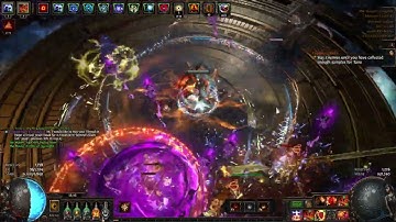 [POE 3.18] LL RF Elementalist vs 200% quant Feared all at once