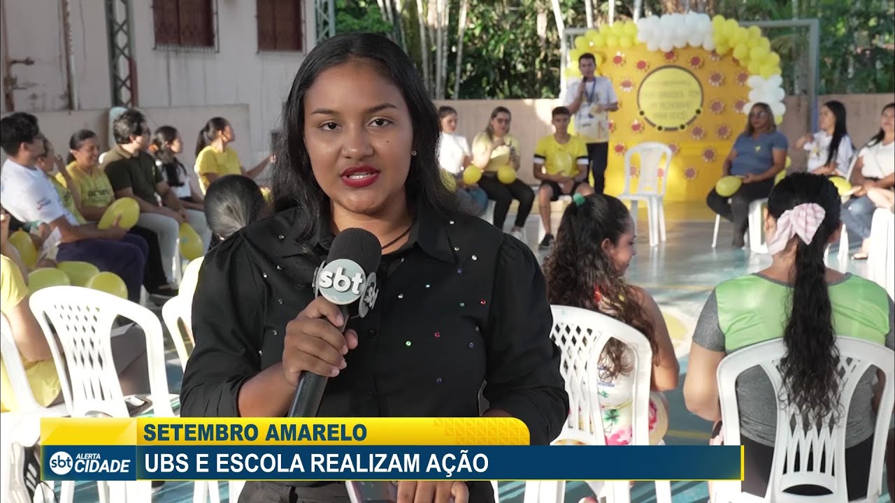 SETEMBRO AMARELO: UBS E ESCOLA REALIZAM AÇÃO
