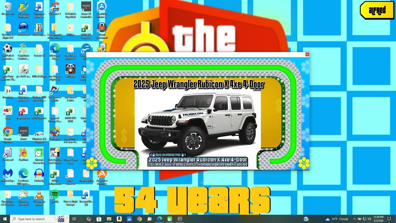 BigJon's Price is Right custom remake game (February 12, 2026)