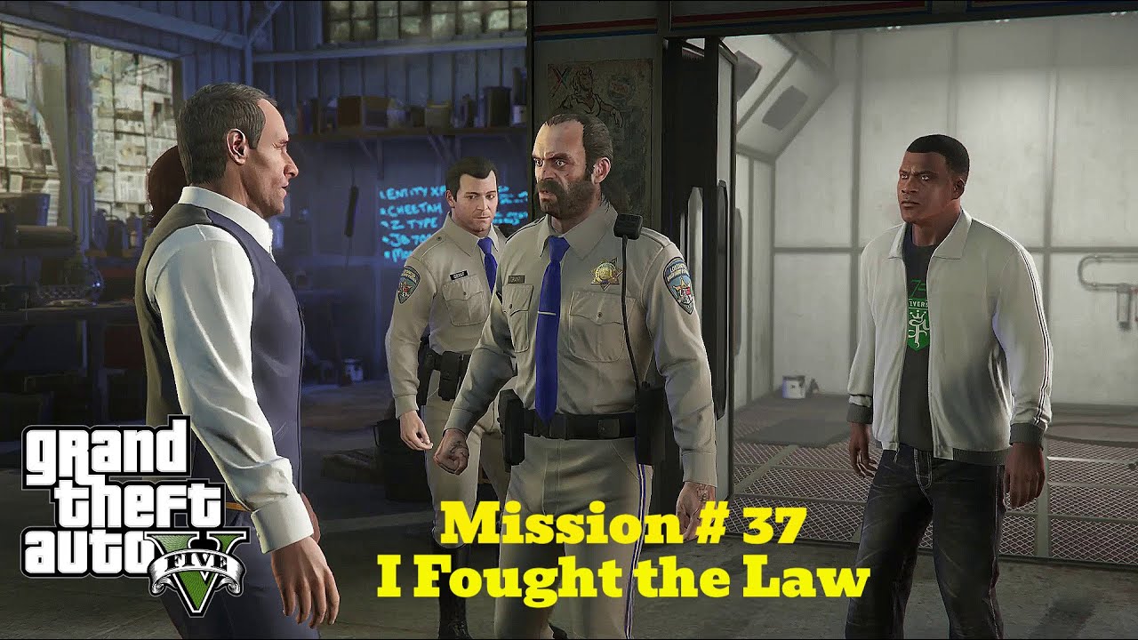 GTA 5 - Mission #37 - I Fought the Law - YouTube