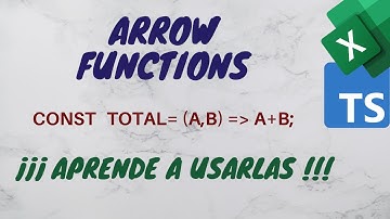 ¿Qué son las Arrow Functions en TypeScript para Excel? Office JavaScript API - Script Lab