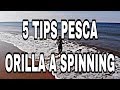 5 TIPS O CONSEJOS PESCA ORILLA SPINNING