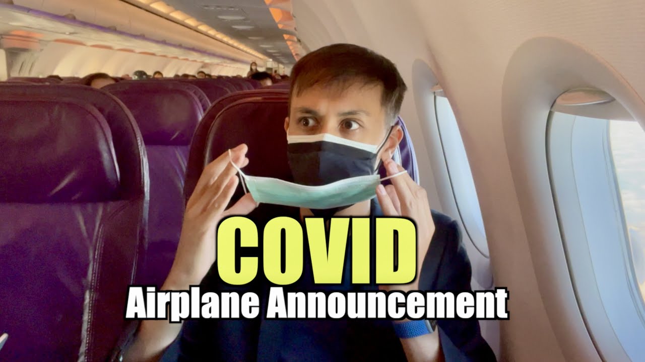 COVID Airplane Announcement