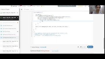 304. Range Sum Query 2D - Immutable | May LeetCode Challenge 2021
