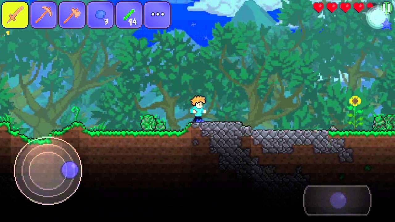 Terraria lets play Ep 1 The Beggining - YouTube