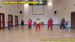 Yolanda line dance choreographed by Ira  Weisburd