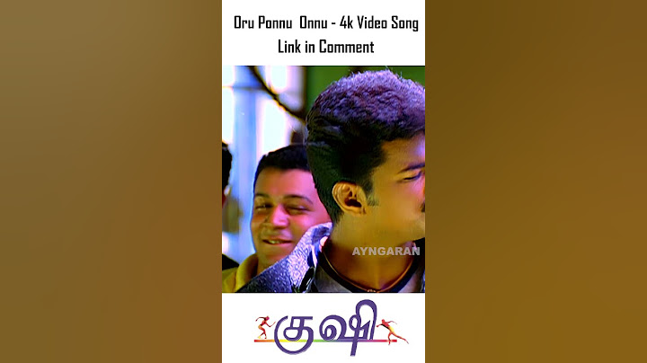 Oru Ponnu Onnu - 4K Video Song | ஒரு பொண்ணு ஒன்னு | Kushi | Vijay | Jyothika | SJ Surya | Deva