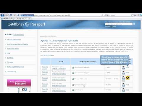 WebMoney Passport: How to receive a Personal passport