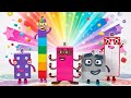 NUMBERBLOCK SATISFIYING VIDEO - LOOKING FOR NUMBERBLOCKS RAINBOW SKY AMAZING ASMR
