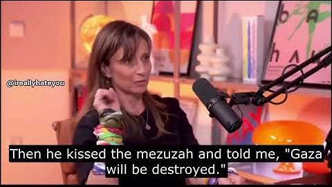 "He left very early, long before 7... He kissed the mezuzah and told me, 