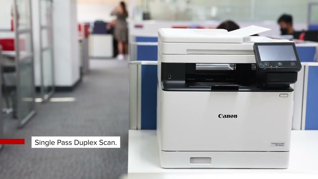 What is Single Pass Duplex Scan with imageCLASS MF756Cx