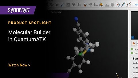 Molecular Builder in QuantumATK