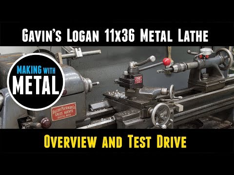 Gavin&rsquo;s Logan 11" x 36" Metal Lathe