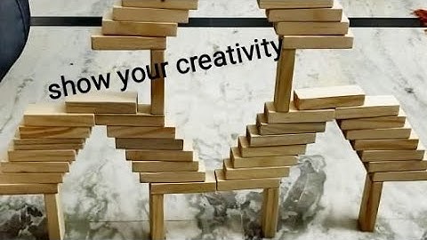 creative ideas in #jenga / #game/ #indoorgame