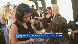 Round Rock police provide kids with back-to-school haircuts
