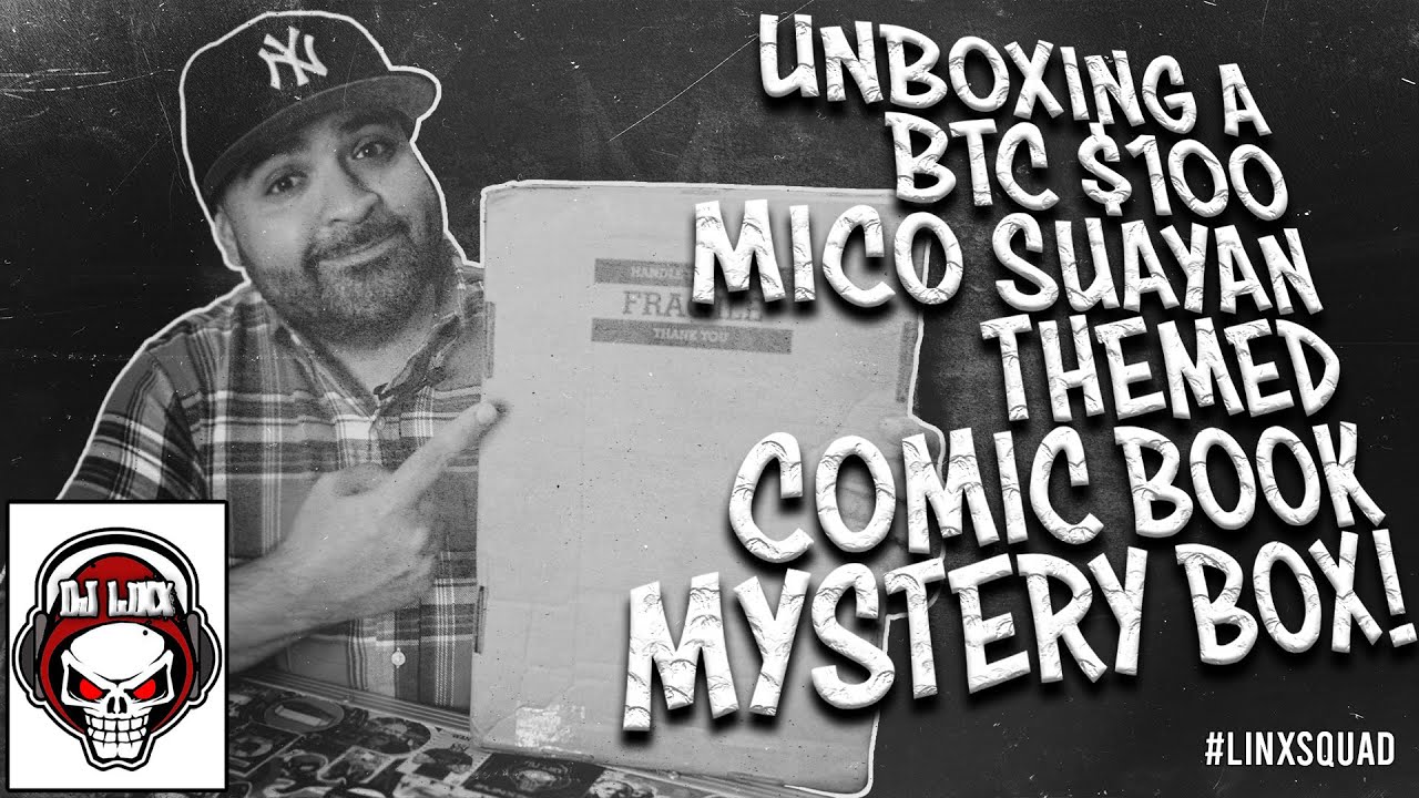 UNBOXING A BIG TIME COLLECTIBLES 100 MICO SUAYAN THEMED COMIC BOOK