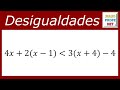 DESIGUALDADES LINEALES - Ejercicio 3