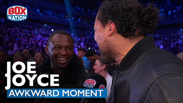 Joe Joyce & Dillian Whyte Share Awkward Exchange After Derek Chisora Win