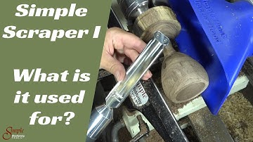Simple Scraper I Carbide Shaping and Finishing Tool - How we use it to turn wood and acrylic/resin