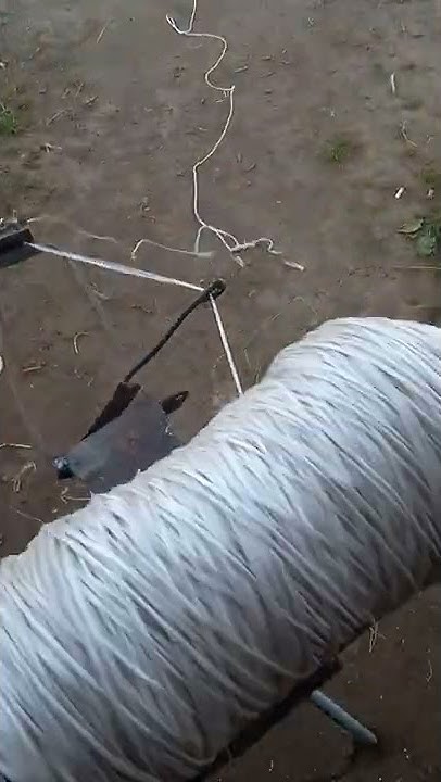 Станок для намотки б/у шпагата . Начало . - YouTube