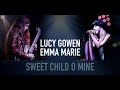 Sweet Child O Mine Music Cover: Lucy Gowen 10 year old guitarist & Emma Marie 10 year old singer