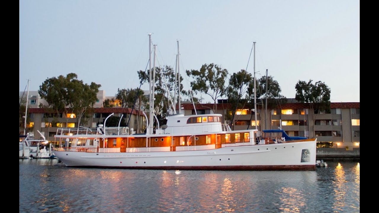 1929 Wilmington Boat Works 105 foot Classic Yacht YouTube