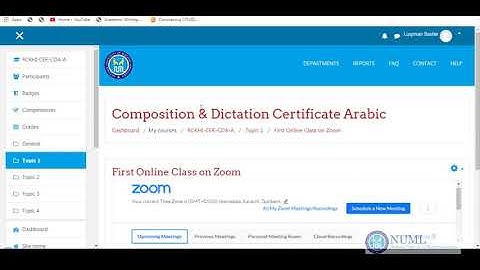 Zoom Entegrated in LMS Moodle | Urdu Complete | Tutorial 2020