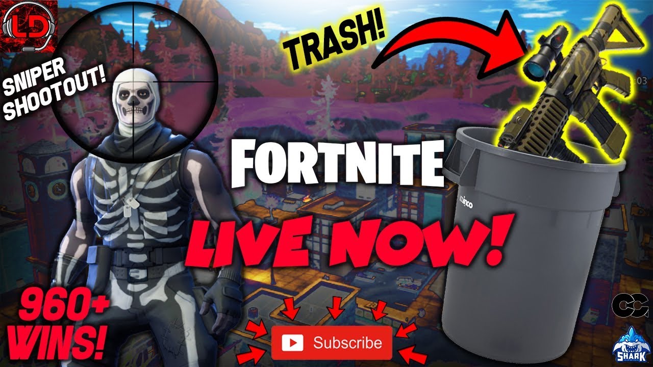sniper shootout v3 and leaked skins fortnite solos top ranked gamer 960 wins 13k kills ldd04 gaming - gcs games skins fortnite