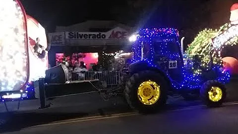 Calistoga Lighted Tractor Parade 2021