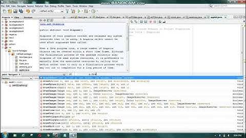 Java   A  Simple Applet created(Message box)