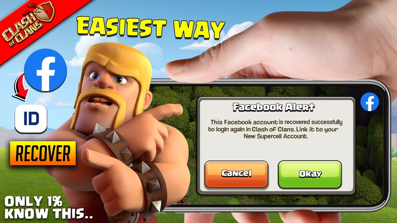 How To Recover Coc Facebook Account in 2023 - Clash of Clans ...