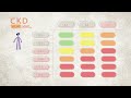 Kidney disease stages  ckd heat map  nkf