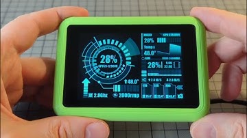 Demo: Case (round frame) for WT32-SC01 Plus by Wireless-Tag (3.5" 480x320 Touch Screen) ESP32