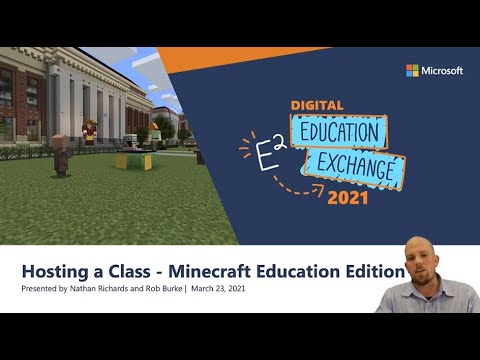 E2 2021 | Hosting a Class Using Minecraft: Education Edition - YouTube