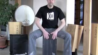 Schlagwerk CP427 Cajon 30th Anniversary Ebony Stripe - Thomas