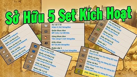 Ngọc Rồng Online - Youtube đầu Tiên Sở Hữu 1 lúc 5 Sét Kích Hoạt ... || Mr ken001