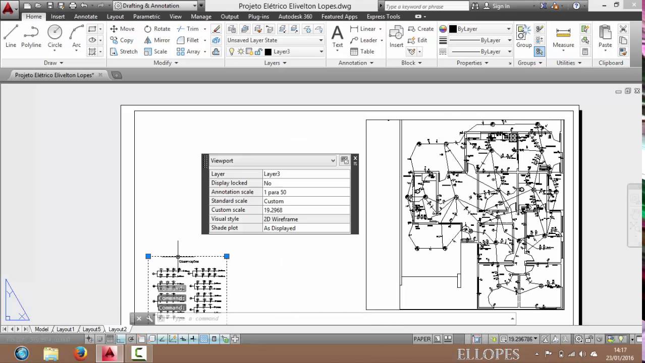 Como configurar o AutoCad para impressão em folha A1 YouTube