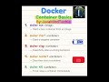 Docker Container Basic Understanding..