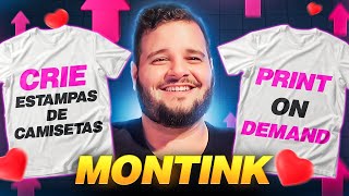 Como criar estampa de camiseta para Print On Demand para Montink?