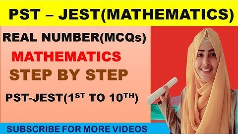 Real Numbers || Sindh Teaching Jobs Test Preparation || Mathematics MCQs For PST, JST , HST | Part 2