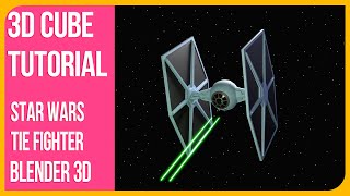 Сид Истребитель из Звездных Войн в Блендере | Star Wars Tie Fighter in Blender 3D