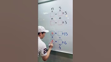 Cộng trừ nhân chia luyện trí thông minh mỗi ngày 😜#maths